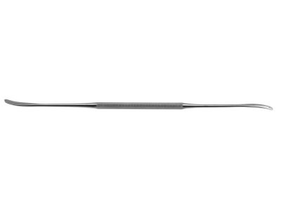 Olivecrona dissector, 7'',double-ended, curved, 2.0mm x 3.0mm blades, square handle