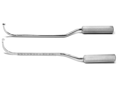 Agris-Dingman submammary dissector, 14'',set of 2 - left and right patterns, round handles