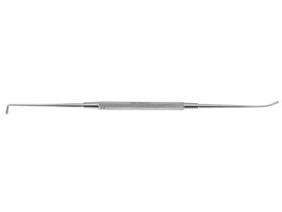Kistner probe/dissector, 8 1/4'',double-ended, round handle
