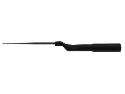 Micro-S dissector, 10'', bayonet shaft, straight, 3.0mm wide blade, round handle