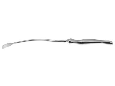 Ramirez Endo facelift frontoglabellar dissector, 10 1/2'', S-shaped, grip handle