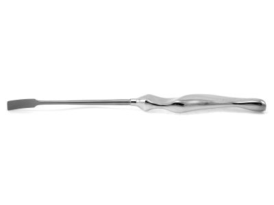 Ramirez Endo facelift frontotemporal dissector, 9 1/2'', straight, 7.0mm wide blade, grip handle