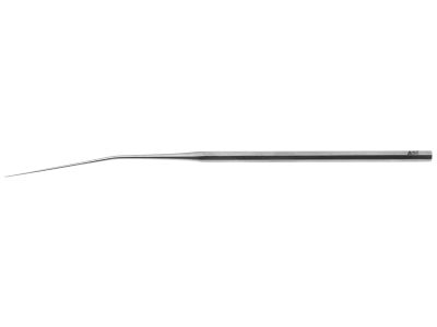 Hough extractor, 5 7/8'',angled shaft, angled 45º, 0.5mm flattened long tip, hexagonal handle
