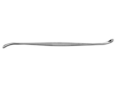 Unna comedone extractor, 5 3/4'',double-ended, flat handle