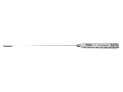Garrett vascular dilator, 5 1/2'',2.5mm tip, round/flat handle