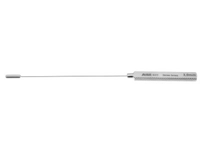 Garrett vascular dilator, 5 1/2'',3.0mm tip, round/flat handle