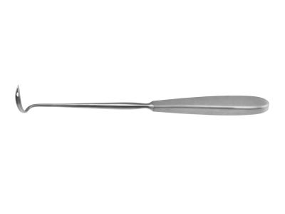 Deschamps ligature carrier, 8 1/2'',for right hand, sharp, 3.5mm, flat handle