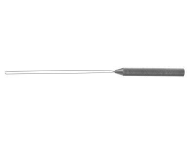 Mills endarterectomy loop, 5 1/8'',0.4mm diameter, round handle