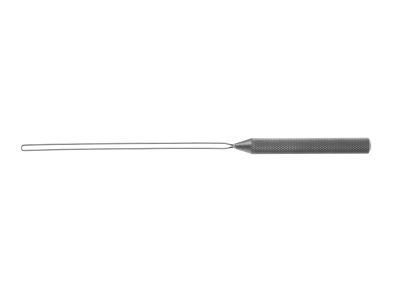 Mills endarterectomy loop, 5 1/8'',0.6mm diameter, round handle