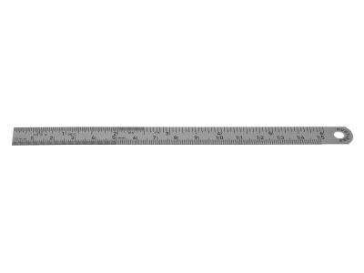 Ruler, 6'',measurements''inches and millimeters, flexible
