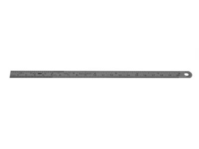 Ruler, 8'',measurements''inches and millimeters, flexible