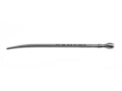 Walther female dilator/catheter, 5 1/4'',curved, 14 French
