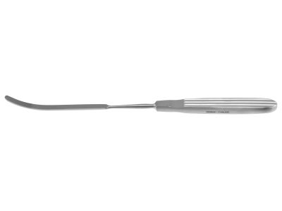Sachs dural separator, 8 3/4'',curved, 6.0mm x 76.0mm blade, flat handle