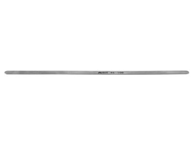 Davis brain spatula, 7'',malleable, 1/4''wide blade, flat handle