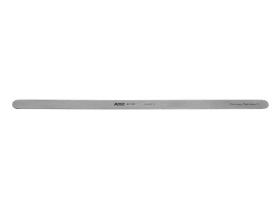Davis brain spatula, 7'',malleable, 3/8''wide blade, flat handle