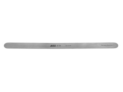 Davis brain spatula, 7'',malleable, 1/2''wide blade, flat handle