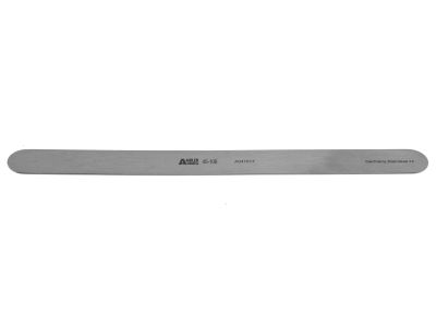 Davis brain spatula, 7'',malleable, 5/8''wide blade, flat handle