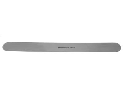 Davis brain spatula, 7'',malleable, 7/8''wide blade, flat handle