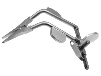 Cloward-style vertebra spreader, #3, working length 75.0mm, 23.0mm jaw opening