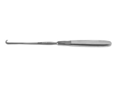 Obwegeser mandibular periosteal  inJ-Stripper'',8'',5.0mm wide tip, flat handle