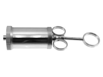 Rainer-Alexander ear syringe, 1.5 oz., 50cc, removable caps