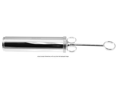 Rainer-Alexander ear syringe, 6.5 oz., 200cc, removable caps