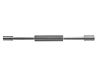 Cloward-style bone graft impactor, 8 3/4'',double-ended, 11.0mm and 14.0mm diameter tips, round handle