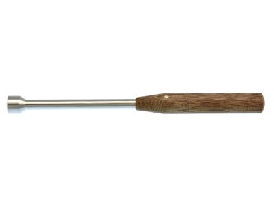 Bone tamper, 8'', 14.0mm diameter, round/flat handle