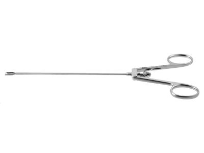 Kleinert-Kutz tendon retriever forceps, 8 1/4'',working length 140mm, large, 2.5mm diameter, serrated jaws with 1x2 teeth, ring handle