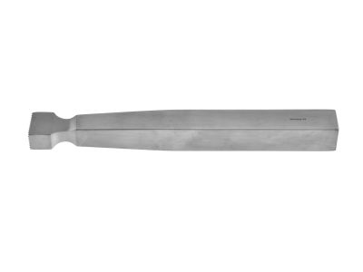 Bone impactor, 6 1/4'',11.0mm x 18.0mm tip, square handle