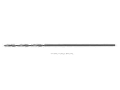Jacobs chuck drill bit, 100.0mm, 2.7mm diameter, 45.0mm flute length