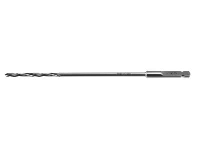 Quick coupling drill bit, 110.0mm, 2.5mm diameter, 85.0mm working length, 50.0mm flute length