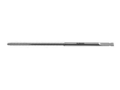 Quick coupling tap, 5'', 4.5mm diameter, long thread, for 4.5mm cortical & 4.5mm malleolar shaft screws