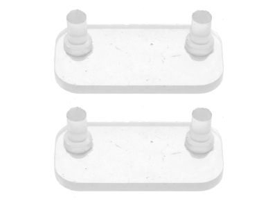 Davis mouth gag bite liners, autoclavable, natural rubber, sold as a pair