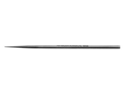 Ruedemann lacrimal dilator, 2 7/8'',short 12.0mm taper, needle-type tip, round handle