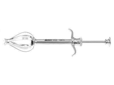 Carter sphere introducer and holder, 4 7/8'',used to insert eye spheres using spring-loaded plunger