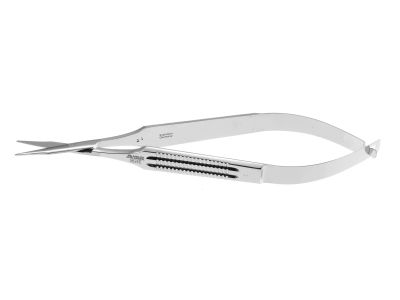 Westcott conjunctival scissors, 5 1/8'',straight 16.0mm blades, blunt tips, wide flat handle
