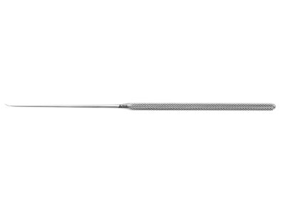 Austin needle, 6 1/4'',straight shaft, slightly curved tip, round handle