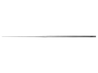 Hough needle, 5 7/8'',straight shaft, straight pointed tip, hexagonal handle