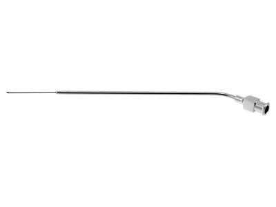 Septum needle, 22 gauge, angled reinforced shaft, working length 108.0mm, needle length 15.0mm