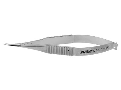 Westcott tenotomy scissors, mini, curved 4.0mm blades, blunt tips, flat handle