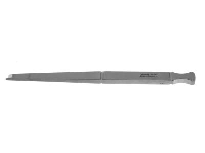 Converse osteotome, 7 1/2'',straight, 6.0mm wide, single guarded 4.5mm cutting edge, flat handle