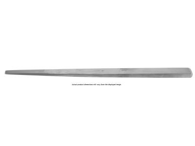 Converse osteotome, 7'',straight, 9.0mm wide, flat handle