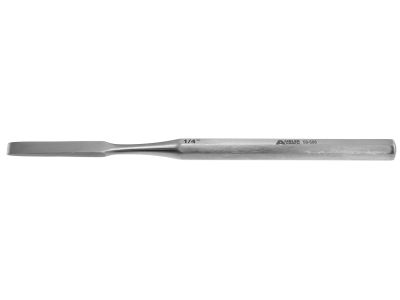 Hoke osteotome, 5'',straight, 6.0mm wide, hexagonal handle