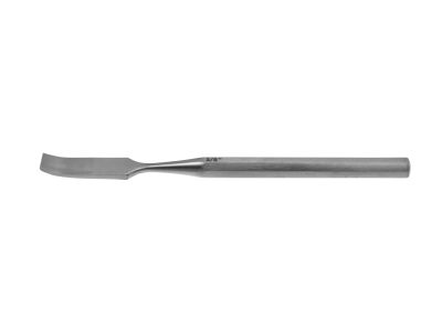 Hoke osteotome, 5'',curved, 10.0mm wide, hexagonal handle