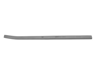 Lambotte osteotome, 9'',curved, 13.0mm wide, flat handle