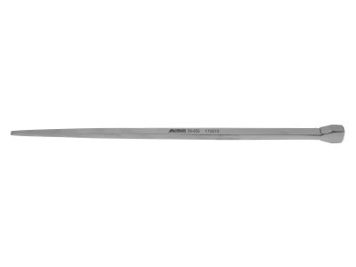Mini osteotome, 5'',straight, 2.0mm wide, flat handle