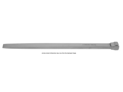Mini osteotome, 5'',straight, 4.0mm wide, flat handle