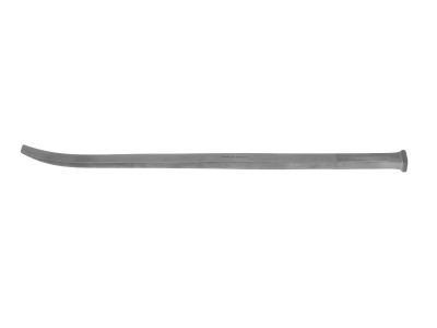 Obwegeser pterygoid osteotome, 9 1/4'',curved, 10.0mm wide, flat handle