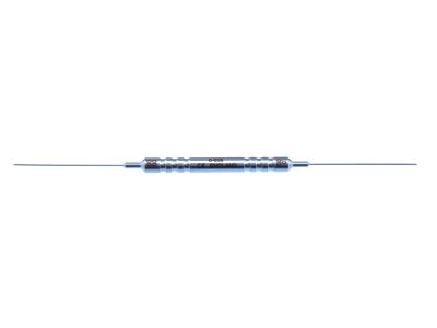 D&K lacrimal probe, 5 1/8'',double-ended, tip size #4/0 and #3/0, titanium